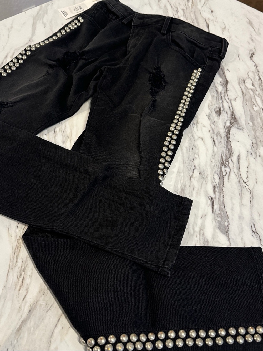Etienne Marcel Black High-Rise Pants - Picture 5 of 8